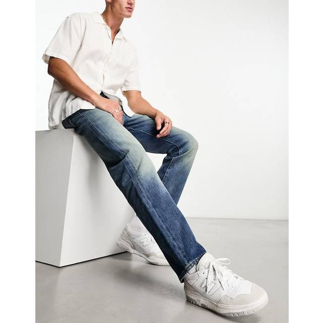 Levi's herr 501 Original Fit Straight Fit Jeans , Misty Lake, 34W / 34L