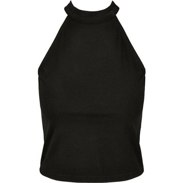 Build your brand womens/ladies turtle neck short tank top rw8937