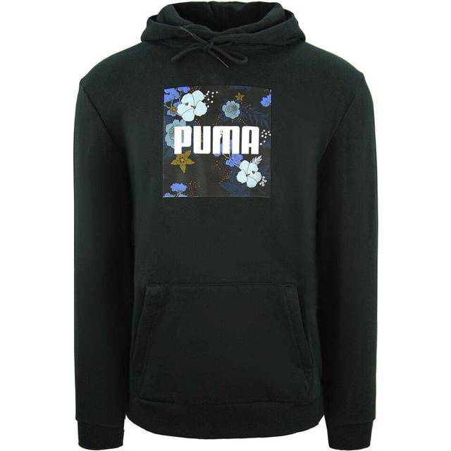 Puma graphic mens black hoodie