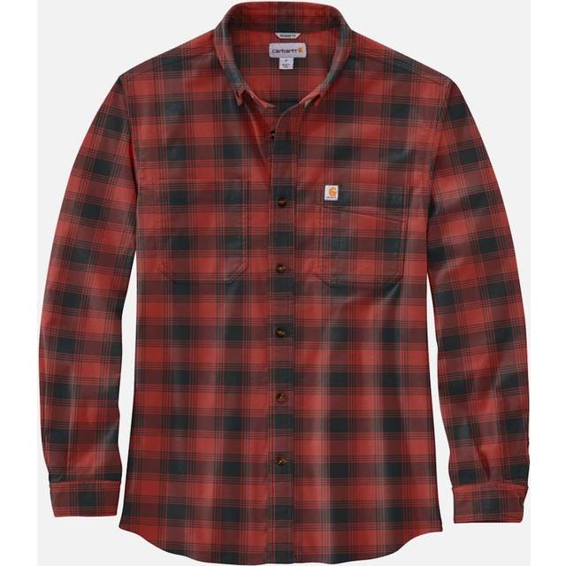 Carhartt Midweight Flannelskjorte - Red Ochre