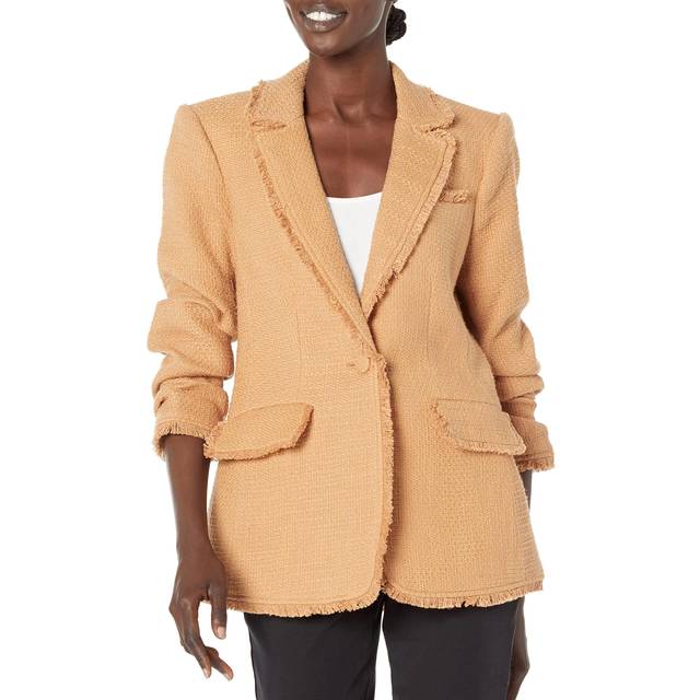 Khloe Boucle Blazer - SAHARA - 0