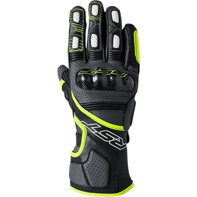 RST Fulcrum, gloves , color: Grey/Neon-Yellow/Black , size: 8