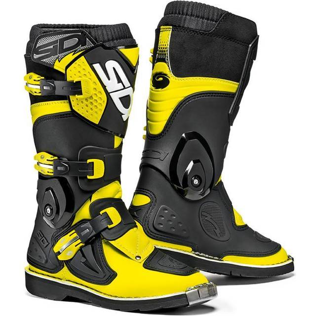 Sidi Flame Youth Crosstövlar Svart-Gul 36