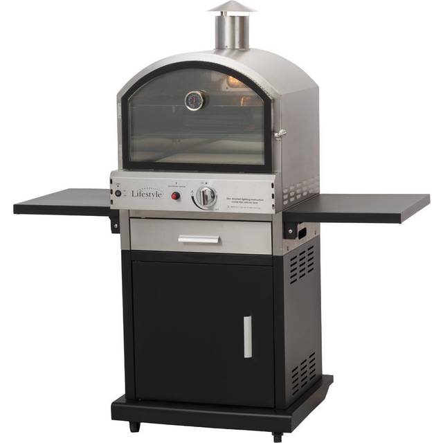 Lifestyle Appliances Verona Deluxe Gas Garden Pizza Oven - Black, Black