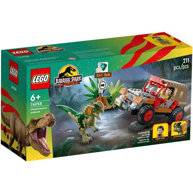 LEGO Jurassic World - Dilophosaurus Ambush - Building & Construction for Ages 6 to 11 - Fat Brain Toys