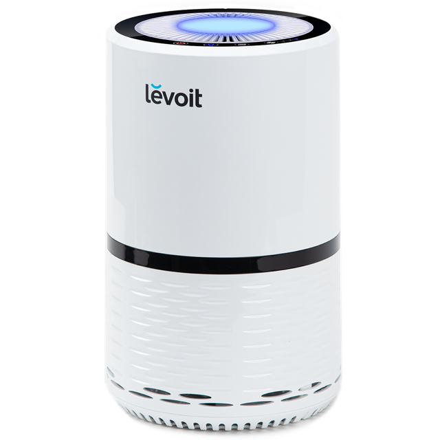 Levoit Air Purifier with True HEPA & Active Carbon Filters, Compact Purifiers Filtration with Night Light, No Ozone, PM Eliminator Cleaner for...