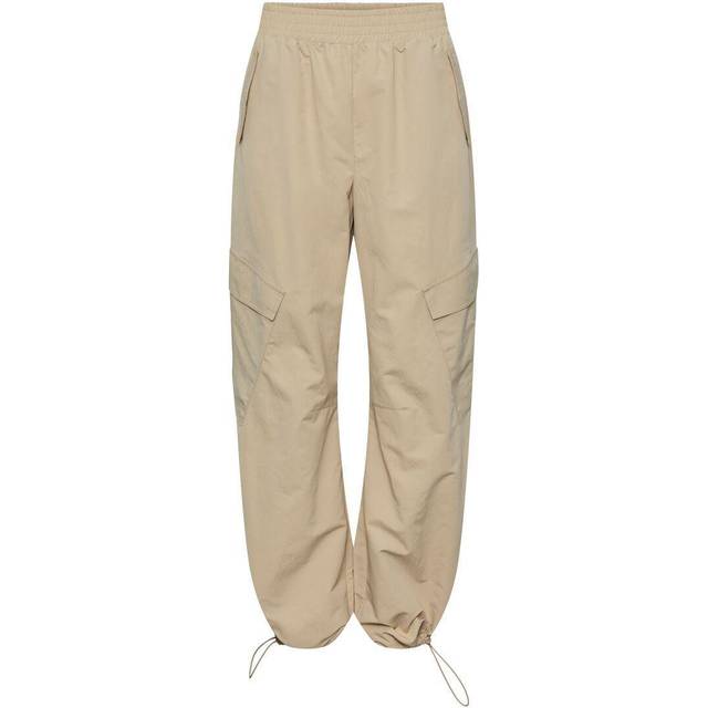 Bestseller A/S Pcjill Cargo joggingbyxor för kvinnor, Vitpeppar, L