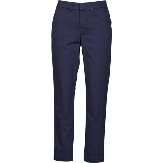 Essential Cotton Straight Chinos - Navy Blue - W24 L27