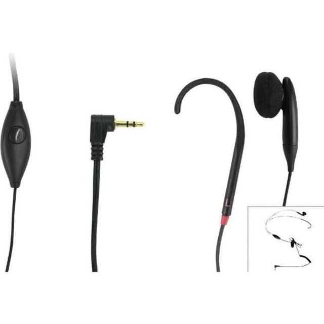 Geemarc CLHOOK5 Telefon Ear Free headset Sladd Svart Volymkontroll