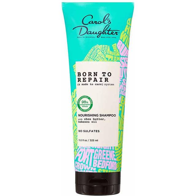 Carols Daughter Born To Repair Nourishing Shampoo SulfateFree Hair Care for Curly Hair with Shea Butter 11 Fl Oz