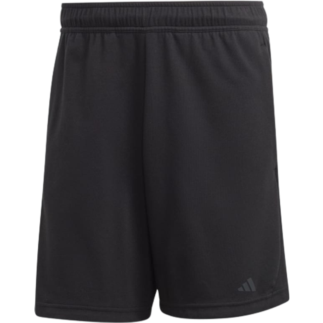 Adidas yoga base mens training shorts black 7 inch zip pocket low cut short gym