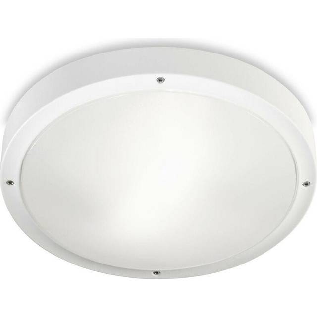 Leds-C4 Basic - Outdoor led Round Flush Ceiling Light Basic White 36cm 3395lm 4000K IP65