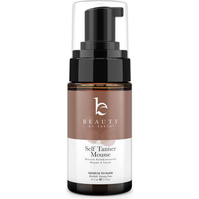 Beauty By Earth, Self Tanner Mousse, Medium to Dark, 3.3 fl oz (97.5 ml)