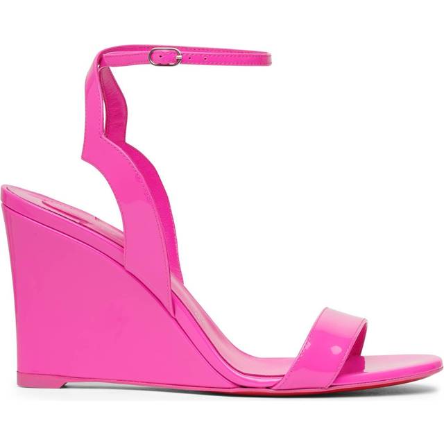 Christian Louboutin Patent leather wedge sandals