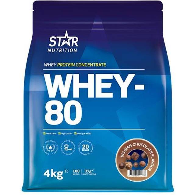 Whey-80 Vassleprotein 4 kg