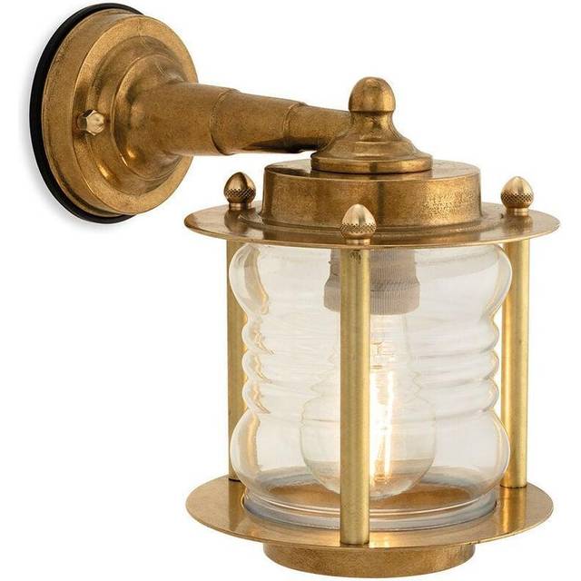 Firstlight Nautic Traditional Style Lantern in Brass and Clear