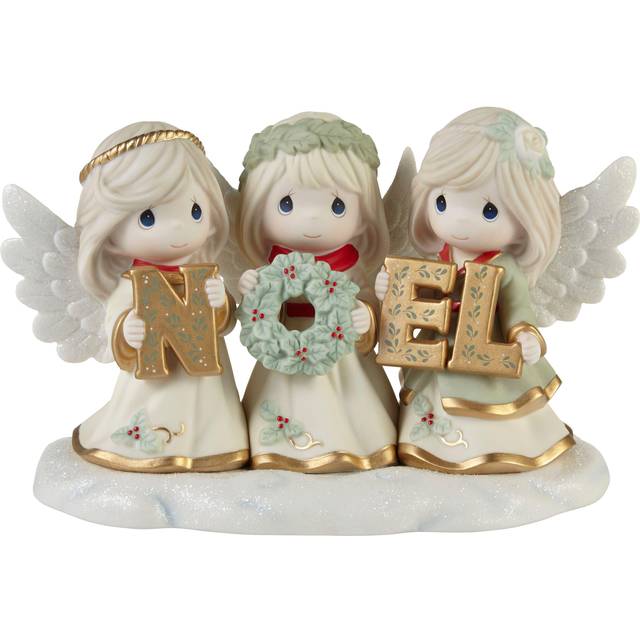 Precious Moments 231035 Joyeux Noel Limited Edition Bisque Porcelain Figurine