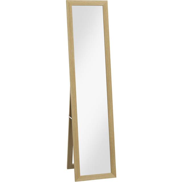 HOMCOM Full Length Mirror - Farmhouse Wall Mirror - Hanging & Freestanding | TJ Hughes
