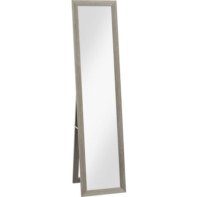 HOMCOM Full Length Mirror - Farmhouse Wall Mirror - Hanging & Freestanding | TJ Hughes