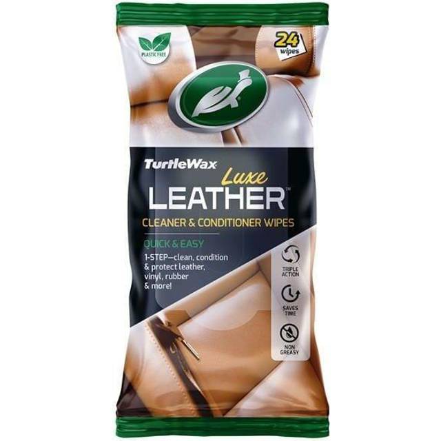 Turtlewax Luxe Leather Wipes 24Pk | Euro Car Parts