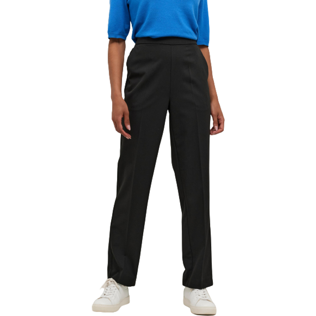 Women's Trousers KAFFE Sakura HW - Noir