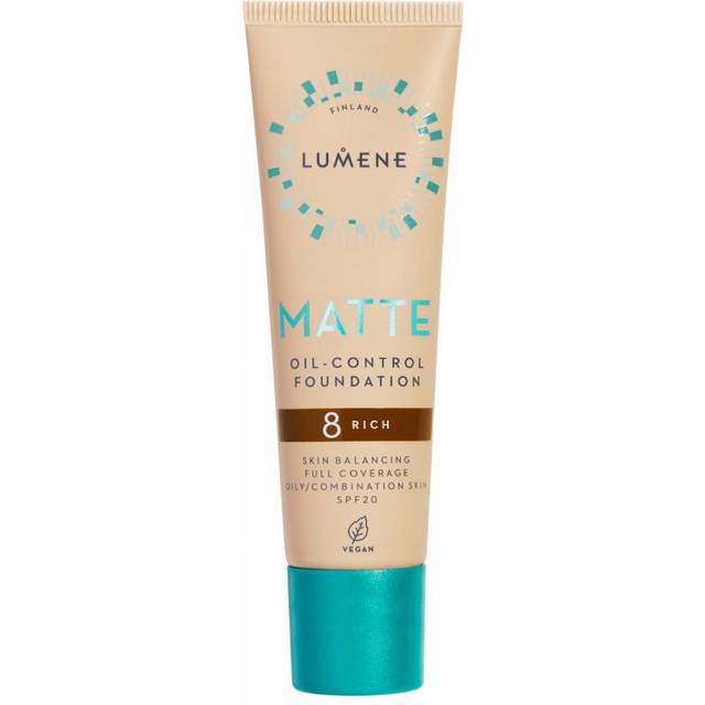 Lumene Matte Oil-Control Foundation SPF20 8 Rich 30 ml