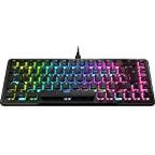 Roccat Vulcan II Mini 65% optiskt speltangentbord (DE-layout), RGB-belysning, avtagbar kabel, aluminiumyta, svart, ROC-12-041
