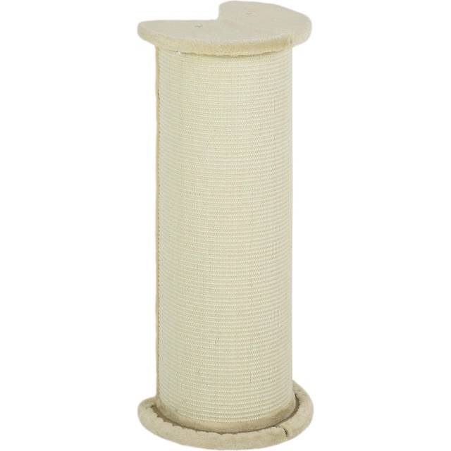PawHut 85cm Tall Cat Scratching Post for Indoor Corner Use - Beige | TJ Hughes