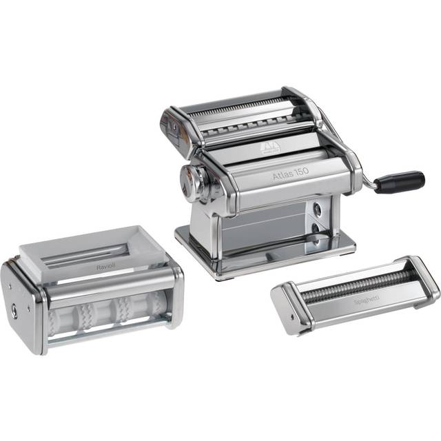 Pastamaskin Atlas 150 Original Pastaset - Silver