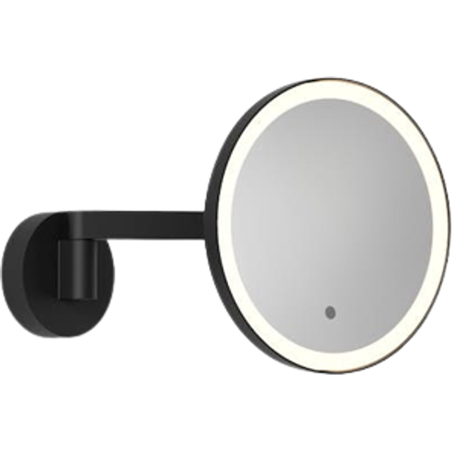 Astro Nagoya Matt Black LED Mirror