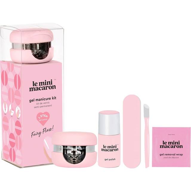 Le Mini Macaron Gel Manicure Kit - Fairy Floss