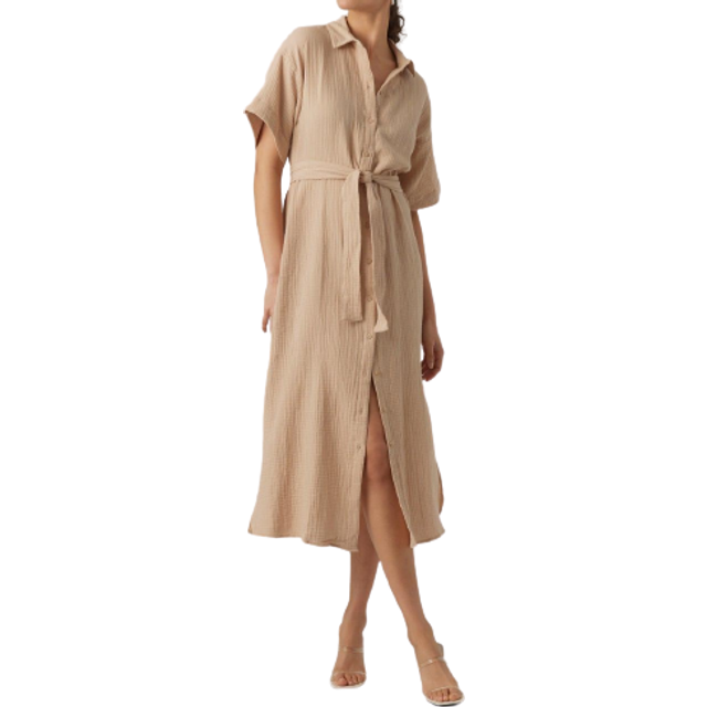 Vero Moda dame kjole VMNATALI - Irish Cream