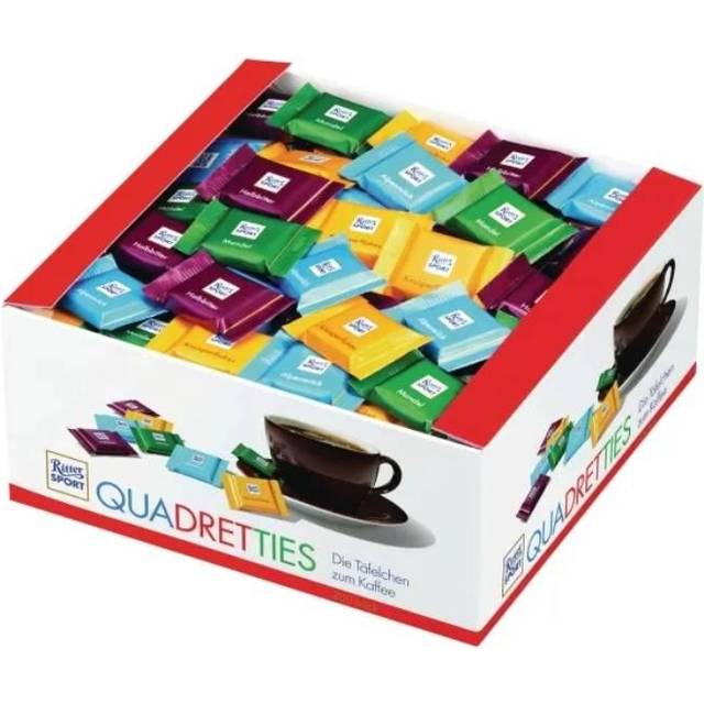 Ritter Sport Quadretties Mini in der Großpackung, 200 Stück, 1kg