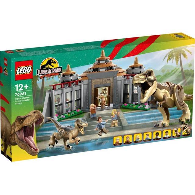 LEGO Jurassic World Visitor Center T Rex & Raptor Attack 76961