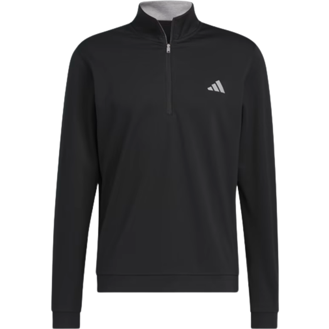 adidas Elevated 1/4 Zip Pullover - Black Black / S