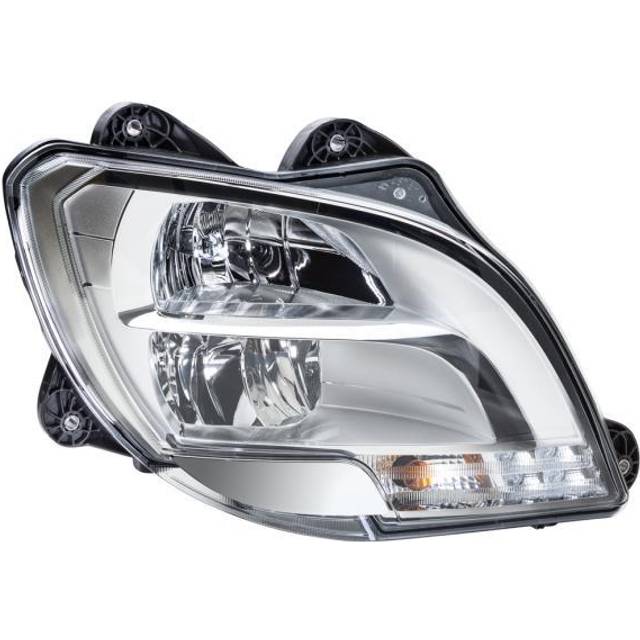 HELLA 1EX 010 116-721 FF/LED/Halogen Huvudstrålkastare - för t.ex. DAF XF FTP 410, FTR 410, FTS 410 - ECE - för högertrafik - Höger
