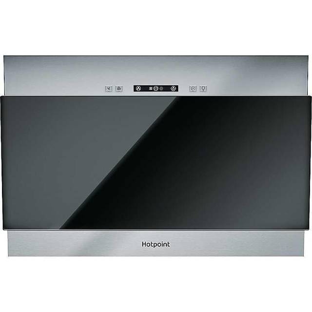 Hotpoint PHVP 6.4F AL K/1 Chimney Cooker Hood - Black