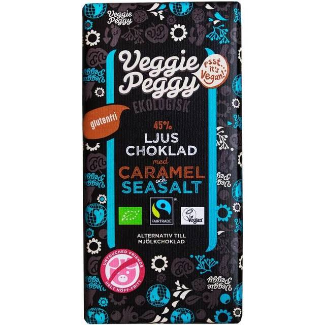 Veggie Peggy Ljus Choklad Karamell & Havssalt 85 g