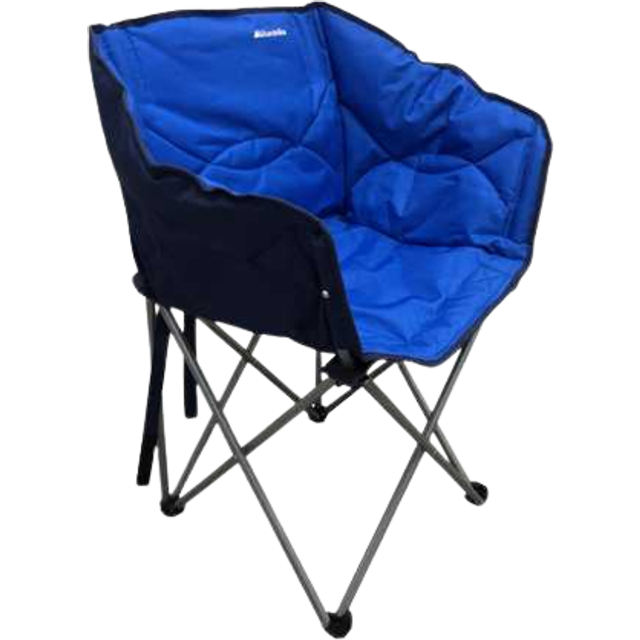 Quilted Tub Chair, Blue - One Size