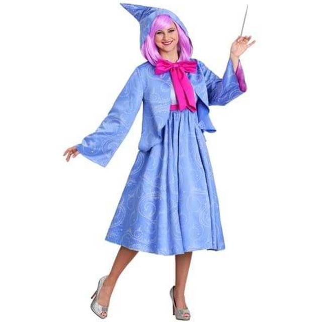 Disney Cinderella Fairy Godmother Costume for Women - Pink&#47;Blue (XL)