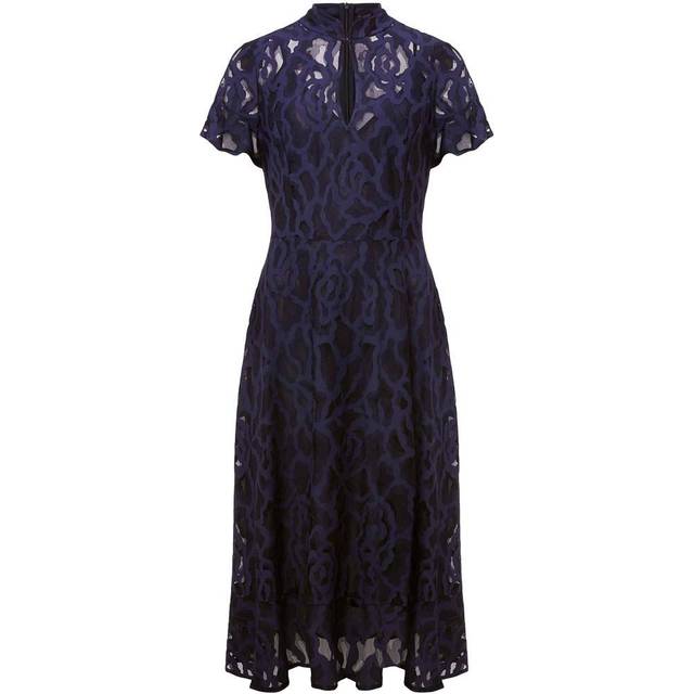 Phase Eight Women's Lulu Lace Midi Dress - Navy - 8