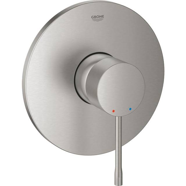 GROHE Essence | Enhandsduschbur färdig monteringssats kompatibel med Rapido SmartBox | supersteel | 24057DC1