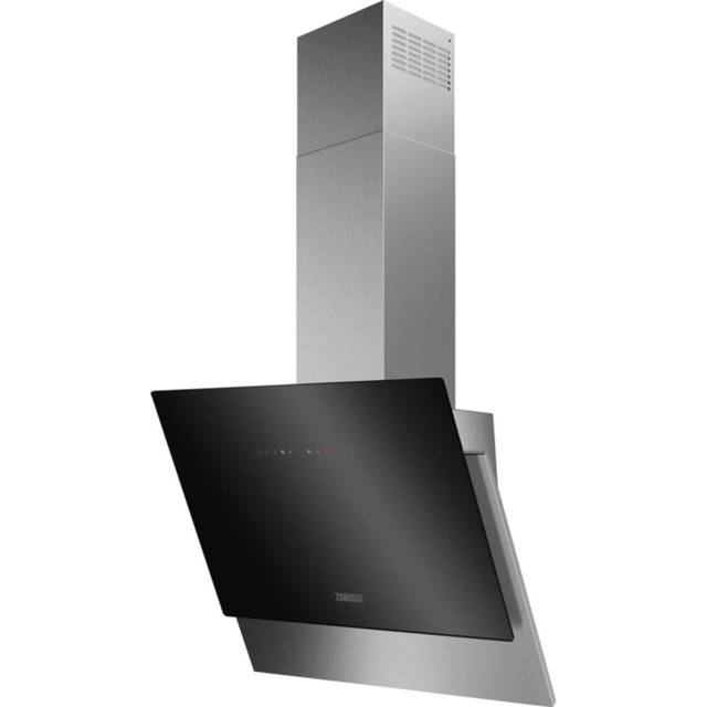 Zanussi ZFV916Y 60cm Angled Chimney Cooker Hood - Black