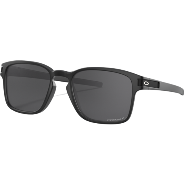 Oakley Sunglasses Latch Squared Asian Fit OO9358-18 Matte Black Ink Prizm Black Polarized