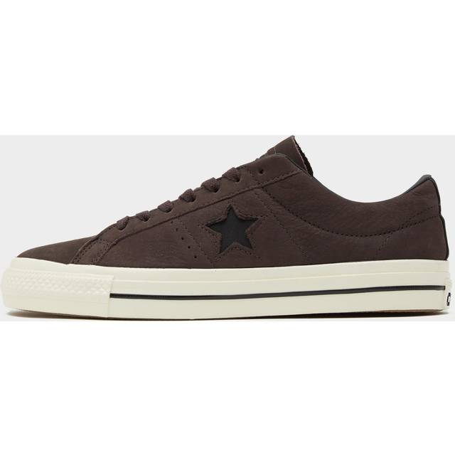 (7) Converse One Star Pro Ox Mens Fashion Trainers in Coffee Nut Egret Black