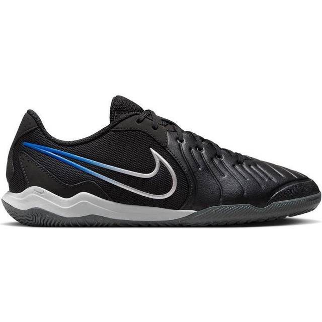 Nike Legend 10 Academy fotbollssko för herr, svart/Chrome-Hyper Royal, 47 EU, Black Chrome Hyper Royal, 47 EU