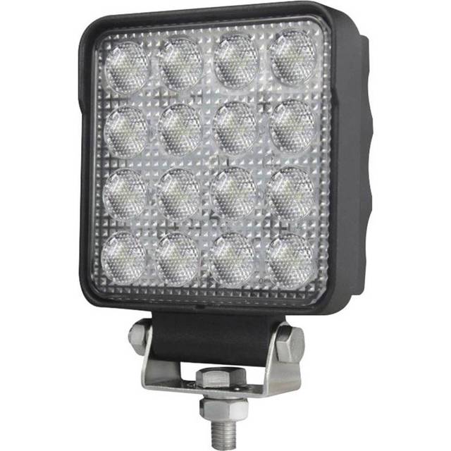 HELLA VALUEFIT 1GA 357 106-022 LED-Arbetsstrålkastare S2500 - 12/24V - 2500lm - påbyggd/Infästning U-klämma - hängande/stående - Närfältsbelysning - Kabellängd: 800mm, Kabel: 800 mm, Öppna kabeländar