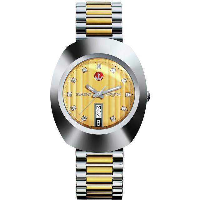 Rado Mens Diastar Original Automatic Two Tone Watch R12408633 - Gold