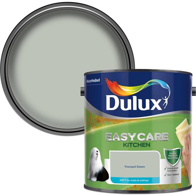 Dulux Easycare Kitchen Tranquil Dawn Matt Emulsion Paint 2.5L - Green
