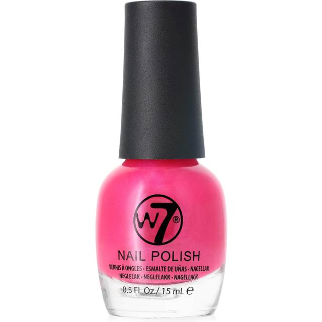 W7 Nail Polish 14 - Fluorescent Pink 15ml
